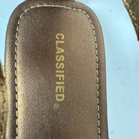 Metallic Bronze Gladiator Sandals 7.5 By Classified - Picture 4 of 16